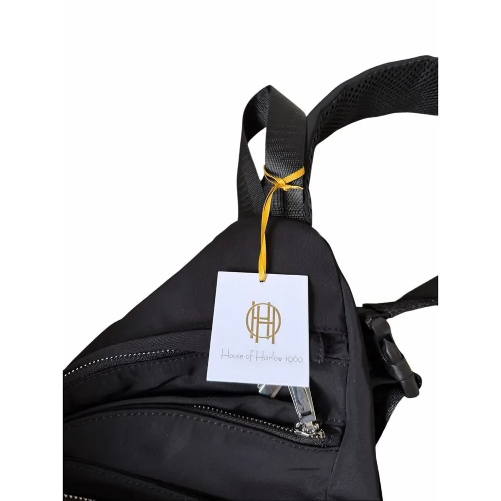 House Of‎ Harlow 1960 Sling Bag Nylon Savannah NEW Black